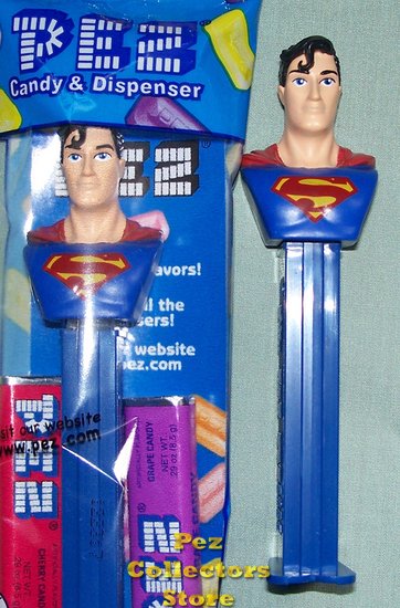 (image for) Original Superman DC Justice League Superhero Pez MIB - Click Image to Close