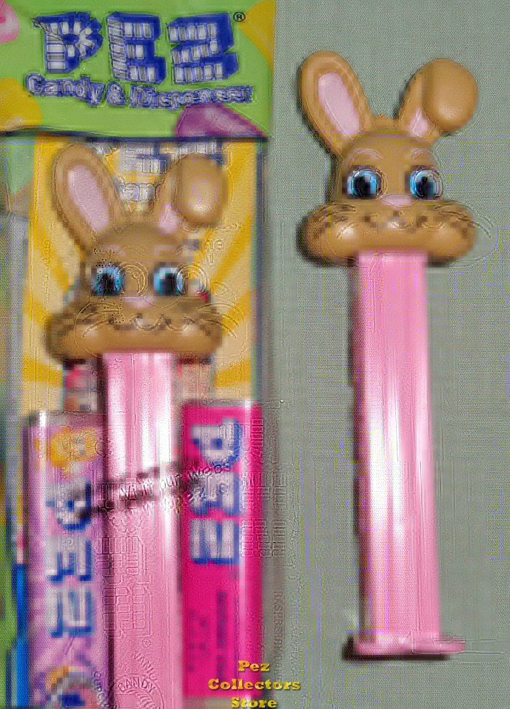 (image for) 2018 Tan Floppy Ear Bunny Easter Pez MIB - Click Image to Close