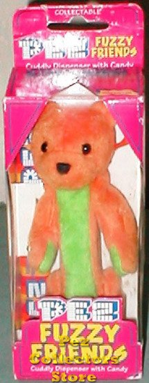 (image for) Teddy Friends Series TJ Bear Plush Pez - Click Image to Close