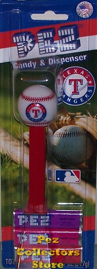 (image for) Texas Rangers Major League Baseball Pez MOC - Click Image to Close