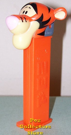 (image for) Tigger Pez With Grey Collar from Winnie the Pooh Loose - Click Image to Close
