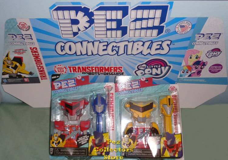 (image for) Transformers Connectibles Pez Set of 2 MOC - Click Image to Close