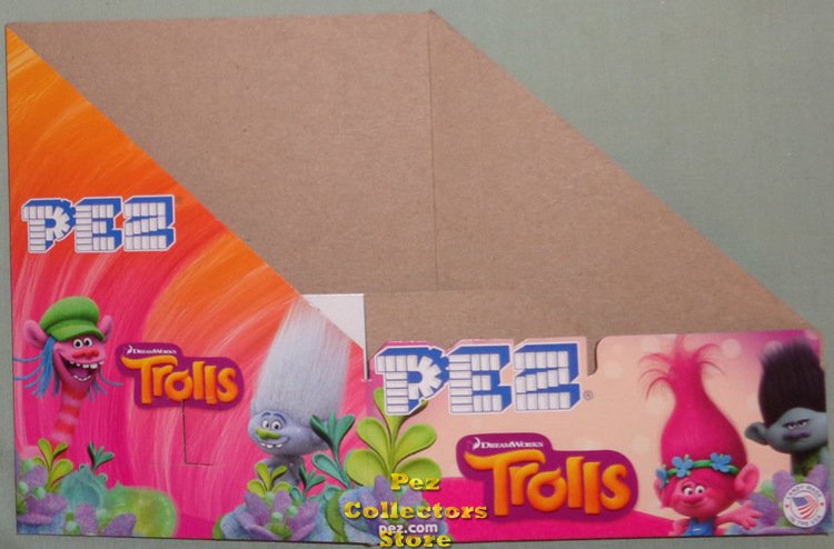 (image for) Trolls Pez Counter Display 12 count Box - Click Image to Close