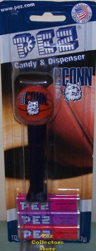 (image for) UCONN Huskies Basketball Pez 2010 MOC