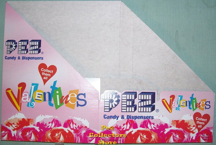 (image for) Valentines Pez Counter Display 12 count Box - Click Image to Close