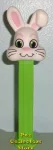 (image for) White Floppy Ear Bunny Pez on Green Stem Loose