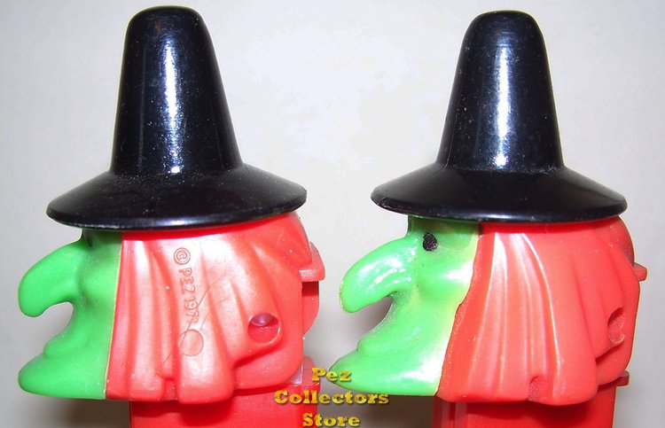 (image for) Witch D Pez Retired Non-Glowing with PEZ 1971 Copyright - Click Image to Close
