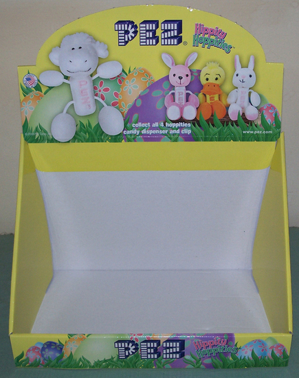 (image for) Easter Hippity Hoppities 2010 Plush Pez Display 12 count Box - Click Image to Close
