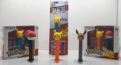 Pokemon and Pokeball Pez Twin Pack Pair