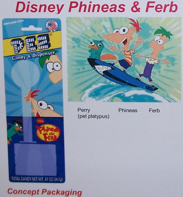 Phineas & Ferb Pez