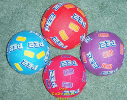 7 inch Basketball with Pez Logo and Candies