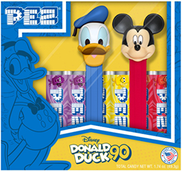 90th Anniversary Donald and Mickey Pez Twin Pack