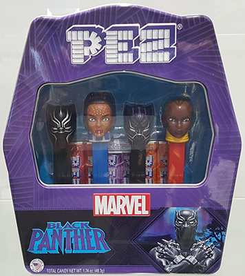 Black Panther Pez Gift Tin