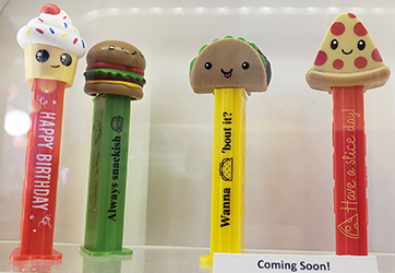 Treats Pez with Printed Stems Coming Soon