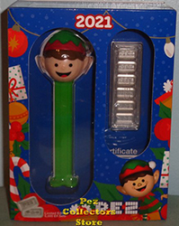 PAMP Suisse Elf Pez with Silver Candy Bricks