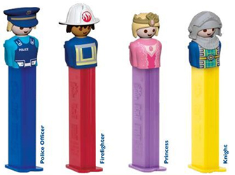 European Playmobil Pez Set