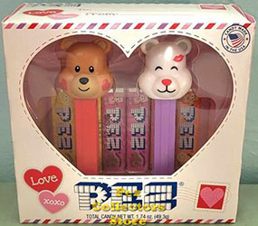 Valentine Bears Pez Twin Pack Gift Box