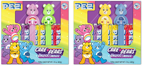 Care Bears Pez Twin Packs with Good Luck Bear