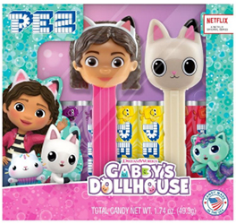 Gabby's Dollhouse Pez Twin Pack with Gabby and Pandy Pez