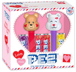 2024 Valentine's Day Pez Bears Twin Pack