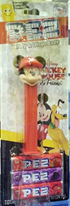 Mickey Mouse Pez on Card