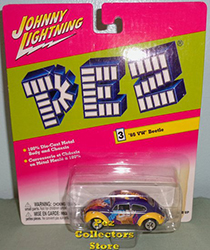 Johnny Lightning Psychedelic Pez VW Beetle Car