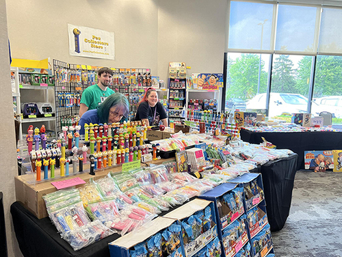 Pez Collectors Store at the 2023 Michigan Pez Convention