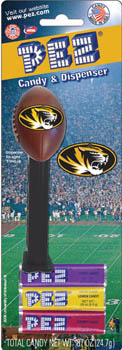 University of Missouri Mizzou Tigers Football Pez