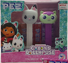 Gabby's Dollhouse Pandy and Mercat Pez Twin Pack