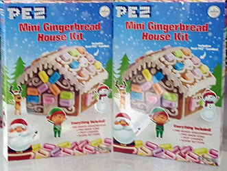 PEZ Mini Gingerbread House Kit