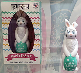 Full Body Easter Bunny Pez Ornament in Gift Box