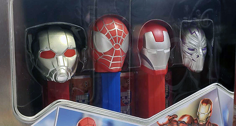 Marvel Platinum Pez in 100 Years of Disney Gift Tin