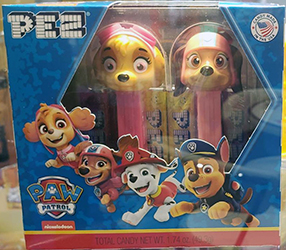 Paw Patrol Pez Twin pack with Liberty Pez and Liberty graphics