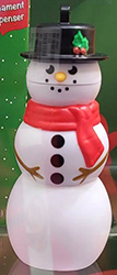 Full Body Snowman Pez Ornament