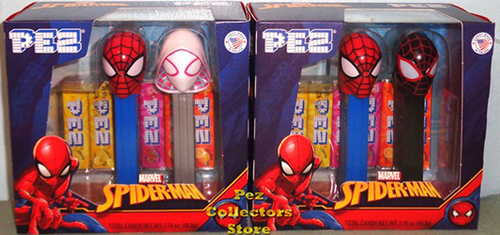 Spiderman Pez Twin Pack pair