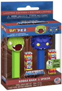 Masters of the Universe Kobra Khan and Spikor POP! PEZ Twin Pack