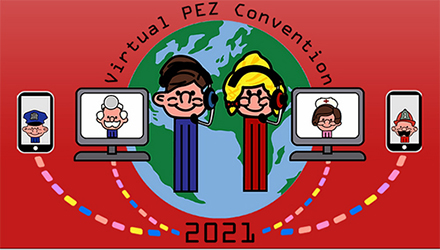 2021 Virtual Pez Convention logo