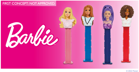 2023 European Barbie Pez Concept