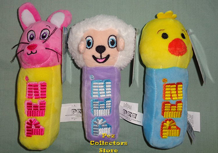 Plush Easter Pez Set of 3