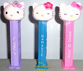 2023 European Hello Kitty Yoga Pez Set of 3