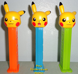 European Pokemon Pikachu Pez Set of 3 