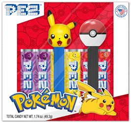 Laughing Pikachu and Pokeball Pez Twin Pack