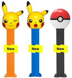 USA Pokemon Assortment with Pokeball Pez