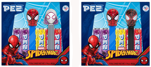 Spiderman Pez Twin Pack Pair