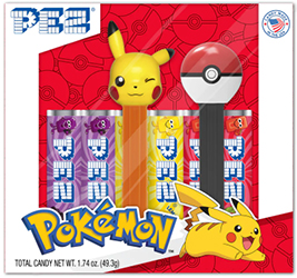 Winking Pikachu with Pokeball Pez Twin Pack