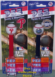 Phillies and Yankees Stadium MLB Pez