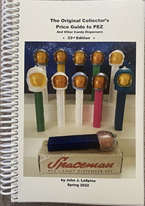 LaSpina 2022 Original Collector's Price Guide to Pez 33rd ed.