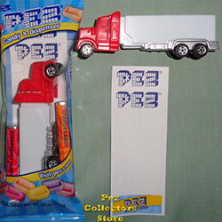 Red Cab Blank Truck Pez