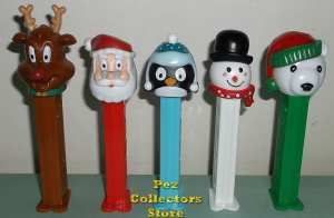 2013 Christmas Pez Assortment in Tubes