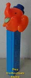 Orange Circus Elephant with Flat Hat Pez